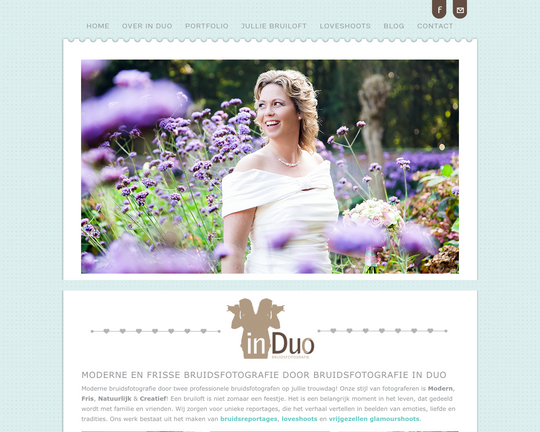 Bruidsfotografie in Duo Logo