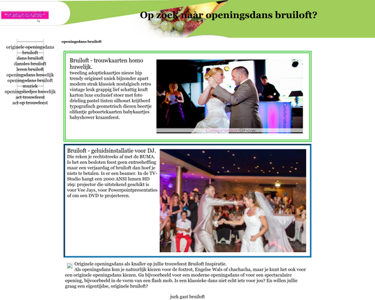 Dansen Op Je Bruiloft Logo