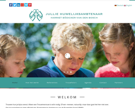 JullieHuwelijksambtenaar.nl Logo
