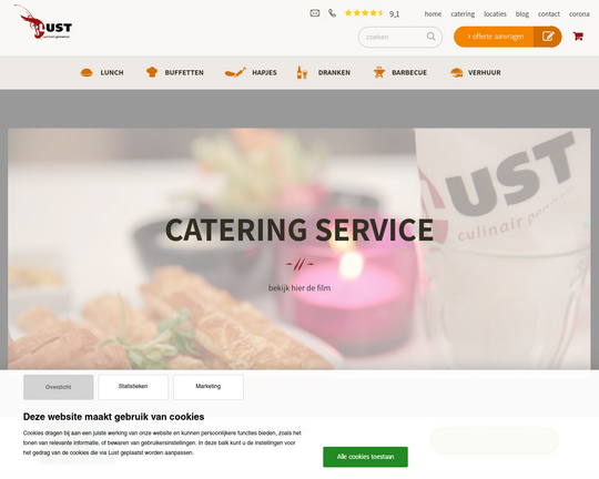 Lust Culinair Genieten Logo