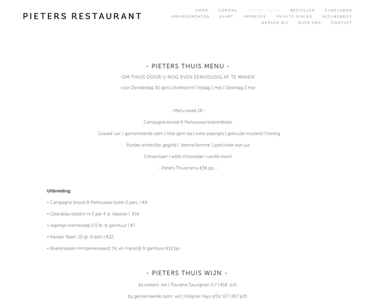 Pieters Restaurant Logo