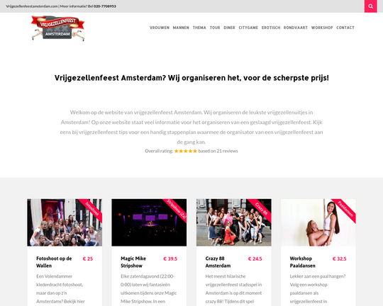 Vrijgezellenfeest Amsterdam Logo